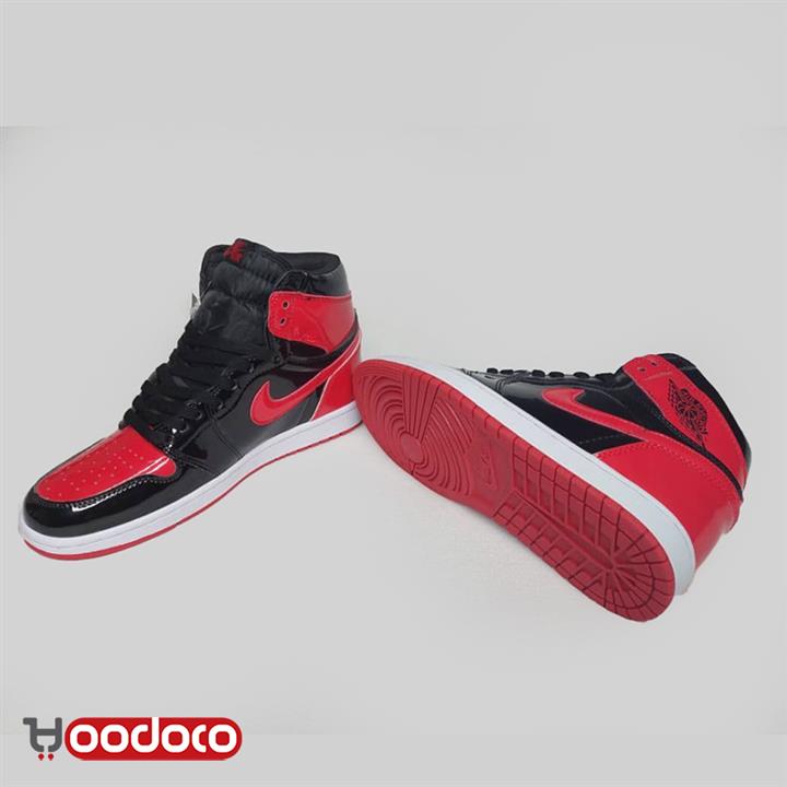 کتانی نایک ایر جردن ۱  ورنی Nike  air jordan 1  verni